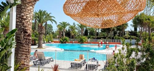 Πισίνα στο ή κοντά στο HappyMobilhome Argelès-sur-mer -plage à 500m- Camping 4 étoiles Del Mar
