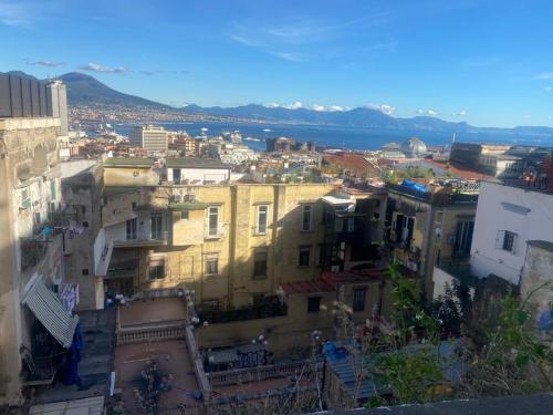 Blick auf eine Stadt mit Gebäuden in der Unterkunft Casa Sania in Neapel