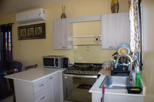 Köök või kööginurk majutusasutuses Finest Accommodation Phoenix Park Lot 1317 Phase 4 Portmore St Catherine
