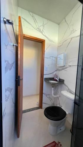 A bathroom at Casa Unamar
