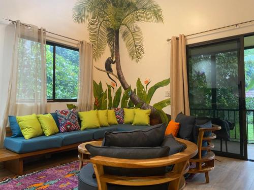 Istumisnurk majutusasutuses Toucan Valley Resort at Osa Mountain Village