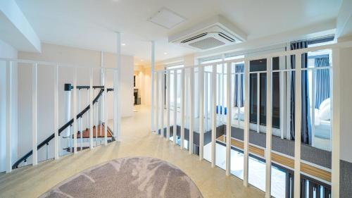 Geoje Highend Spa Pensionにあるベッド
