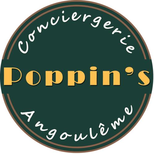 un panneau indiquant un restaurant avec le wordsurance poutine dans l'établissement Joli T2 rénové / WIFI / Grand parking privé, à La Couronne