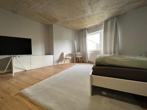 Postel nebo postele na pokoji v ubytování Air Apartments 15