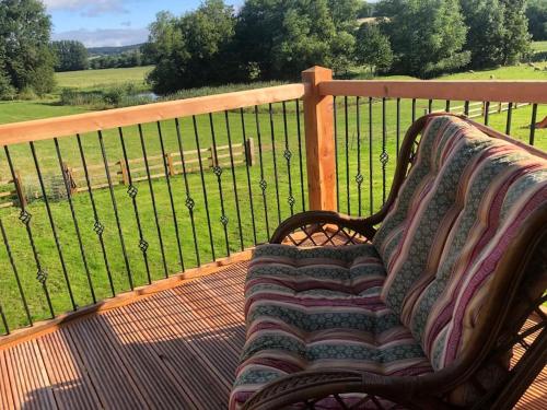 Balkón nebo terasa v ubytování Lakeside Loft