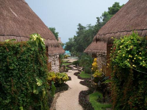 Zahrada ubytování Villas Eco-Románticas Kúuch Ka´anil