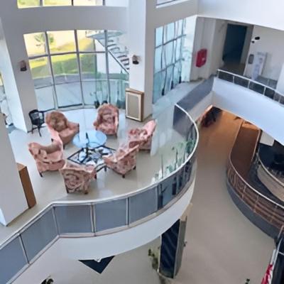 an overhead view of a room with chairs and tables at AFYTOS ÖREN BEACH PRESTİJ in Burhaniye