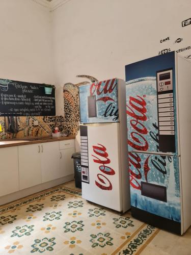 Kuchyň nebo kuchyňský kout v ubytování Hostel On
