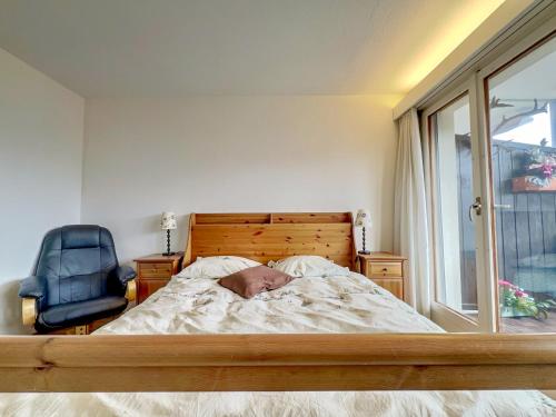 Postel nebo postele na pokoji v ubytování Appartement Nour