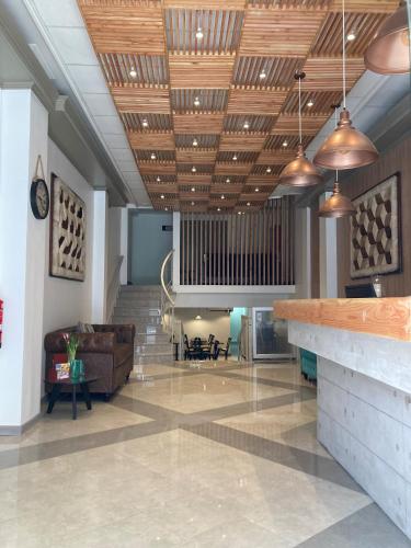 Un lugar para sentarse en Hotel Gavina Express Arica