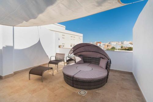 Jacuzzi Amanecer de Plata Decoración Románticaにあるシーティングエリア