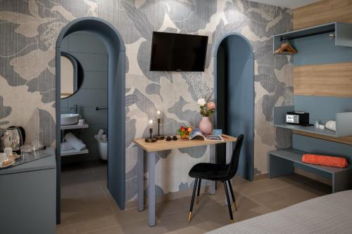 Katil atau katil-katil dalam bilik di Incanto B&B Cefalù