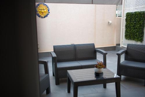 Ruang duduk di Incanto B&B Cefalù