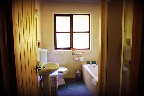 Koupelna v ubytování Hafan Deg