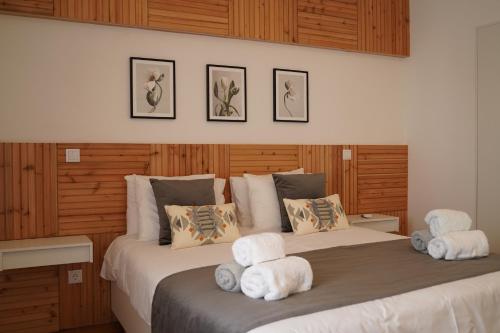 Postel nebo postele na pokoji v ubytování Casas da Ribeira - Porto Bay Villa