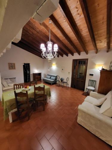 Χώρος καθιστικού στο Agriturismo Poggiolo