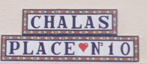 a sign that says chlas plateauzona on a wall at Inviting 2-Bed Apartment in Nazare in Nazaré