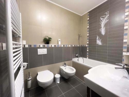 Phòng tắm tại Apartmánový Dom 44