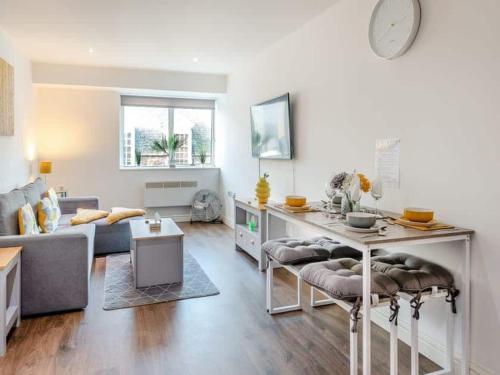 Гостиная зона в Ws Apartments - Luxury 1 bed in Watford Central