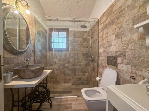 Koupelna v ubytování Casa Calma Villa Greece
