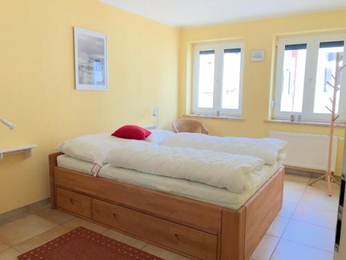 Ένα ή περισσότερα κρεβάτια σε δωμάτιο στο Schleibrücke