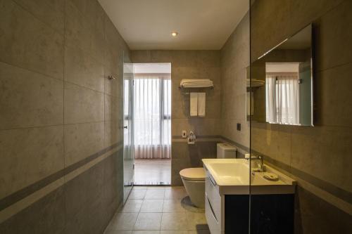 Koupelna v ubytování Fengjia Hotel Bell