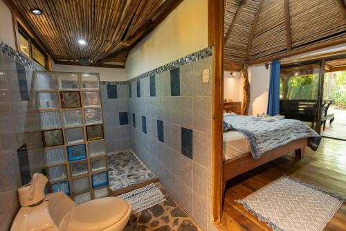 Koupelna v ubytování B&B Ranchos Itaúna