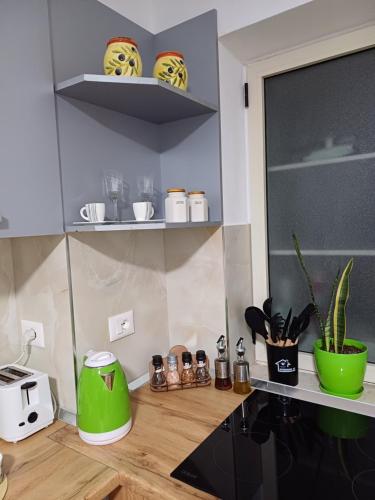 Η κουζίνα ή μικρή κουζίνα στο Regis Apartment