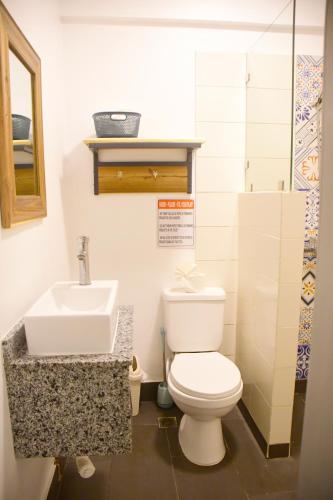 Ванная комната в Hostal Marina Samana