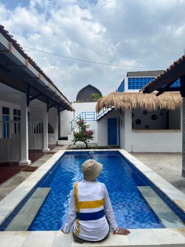 Bazén v ubytování Seaside Hotel nebo v jeho okolí