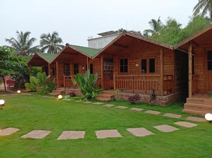 Zahrada ubytování TP cottages Beach Resort