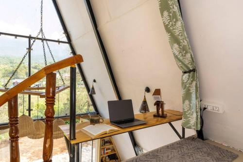 Balkón nebo terasa v ubytování Vairo Cottage