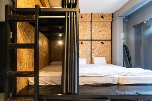 Postel nebo postele na pokoji v ubytování Joox B - Serviced Apartment