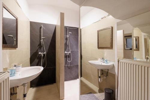 Koupelna v ubytování Vienna City Business Rooms