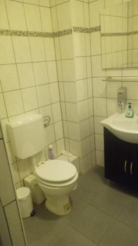 Koupelna v ubytování Da lillo