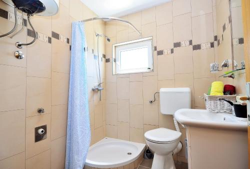 Koupelna v ubytování Apartments Lavanda Vodice