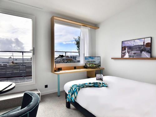 Postel nebo postele na pokoji v ubytování ibis Styles Brest Centre Port