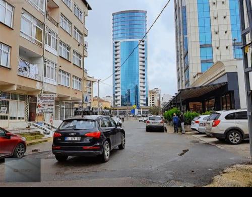 a group of cars parked in a parking lot at Eto konaklama in Istanbul