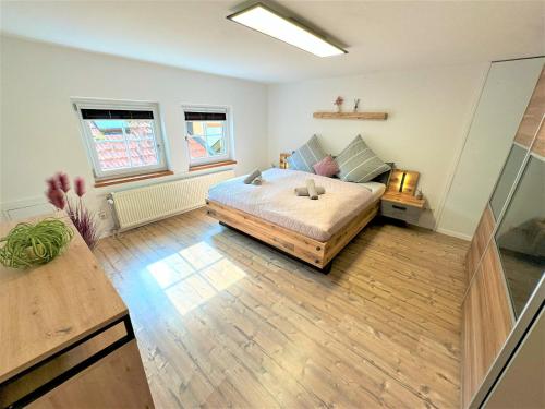 Кровать или кровати в номере BIG Apartment for YOUR DREAM Vacation Bavarian Forest + NETFLIX