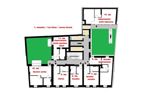 Κάτοψη του r12 Apartments