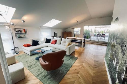 Posedenie v ubytovaní Nice 120m With Large Terrace In Blagnac!