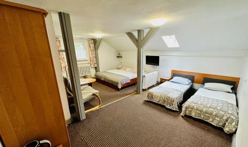 Postel nebo postele na pokoji v ubytování Bogdanówka Karpacz - Twój Dom w Karkonoszach blisko szlaków i wyciągu