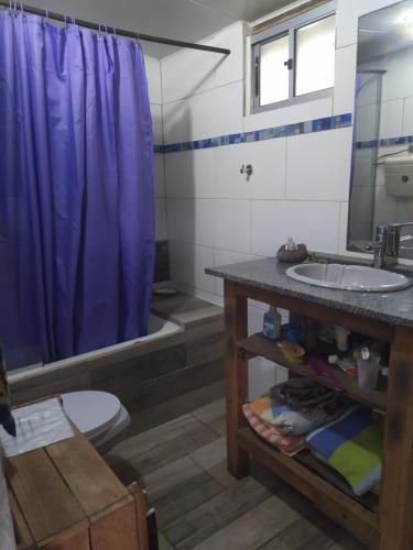 Kupatilo u objektu El Encuentro - Casa para 12 personas