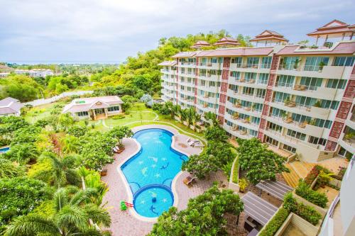 Bazén v ubytování SeaRidge Hua Hin Resort & Poolvilla nebo v jeho okolí