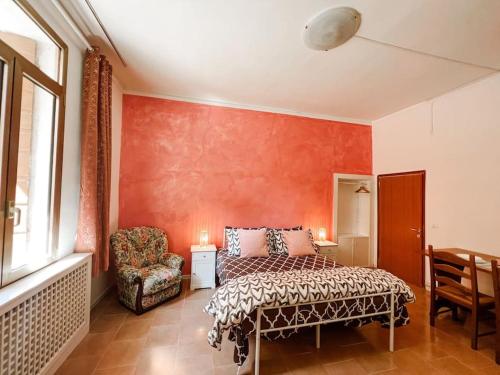 Giường trong phòng chung tại Venecia es amor