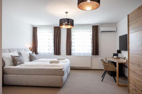 Cama o camas de una habitación en Casa Plus