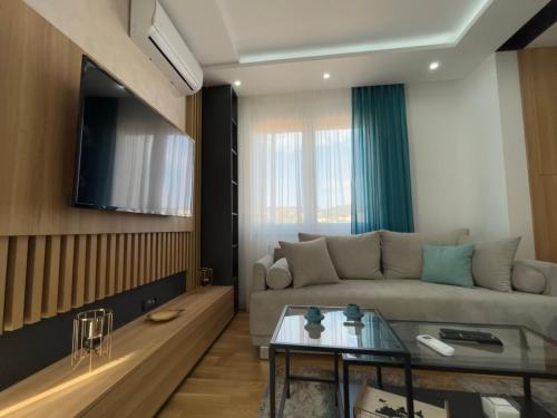 Posezení v ubytování Perla Lux 2 Apartments