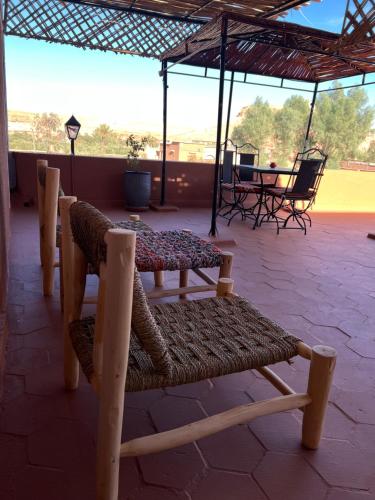 Μπαλκόνι ή βεράντα στο Auberge Ksar Ait Ben Haddou