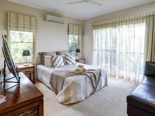 Un ou plusieurs lits dans un hébergement de l'établissement *Casa Al Lago*