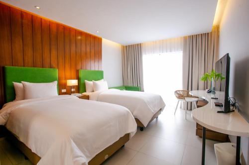 Voodi või voodid majutusasutuse Timberland Highlands Resort toas